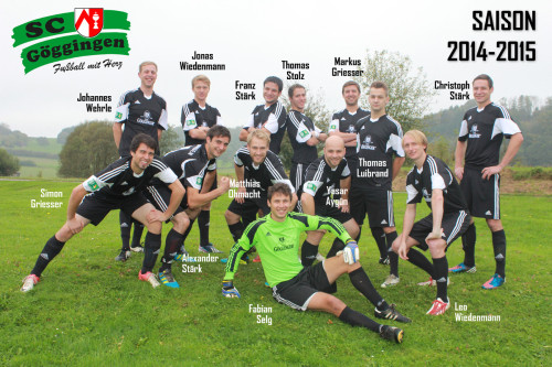 SCG 1.Mannschaft Saison 2014-2015