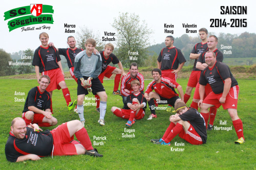 SCG 2.Mannschaft Saison 2014-2015